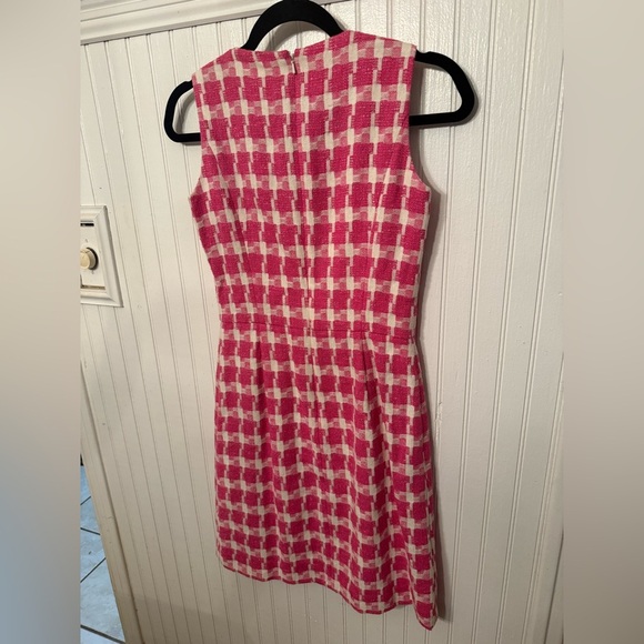 Brooks Brothers Red Fleece Pink and Off White Size 0 Dress - Picture 5 of 6